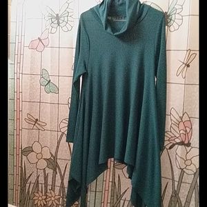Cowl neck tunic